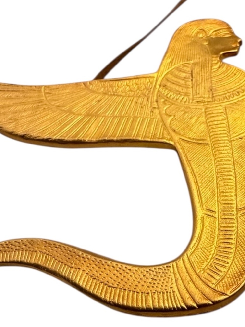 MMA King Tut, 24k gold plated PENDANT, cobra goddess Wadjet, RARE! - Picture 5 of 10